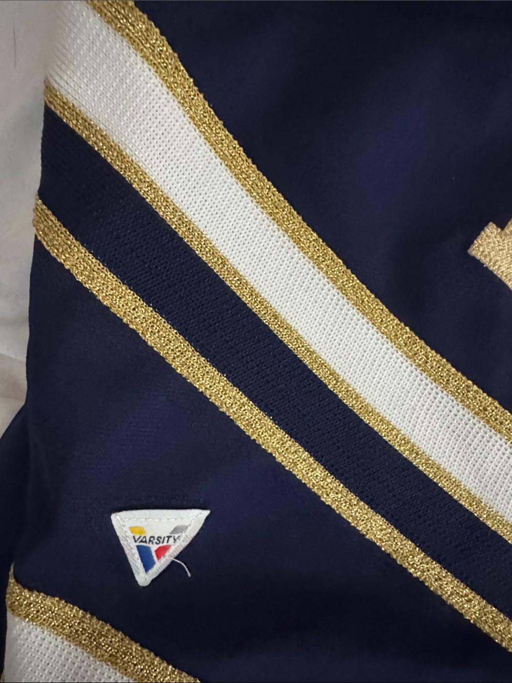 Russell Athletic Navy and Gold LIONS Cheer Shell - Picture 3 of 13